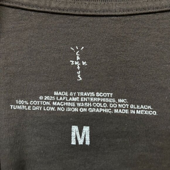 Travis Scott Jackboys 2 Album B1 Pack Cactus Jack Hip-Hop Oversized T-Shirt M - Picture 4 of 4